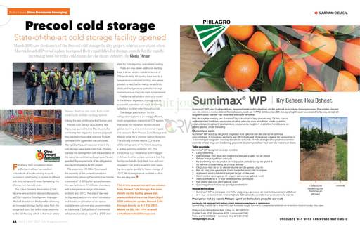 Precool cold storage