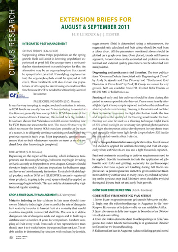 CRI Extension Briefs 08/2011