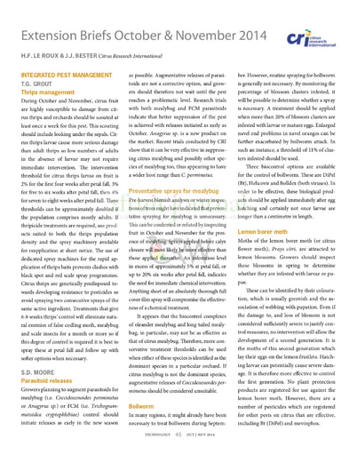 CRI Extension Briefs 10/2014