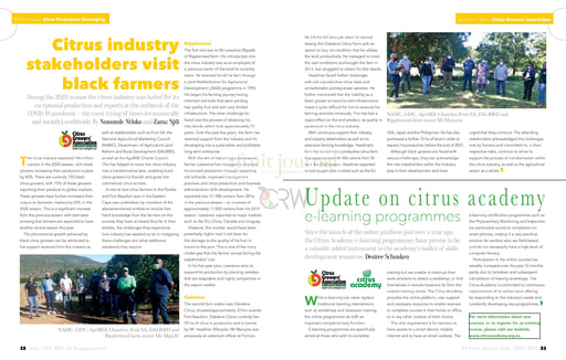 Citrus industry stakeholders visit black farmers