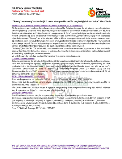 CGA - CEO Nuusbrief 09/2021 (12/03/21)