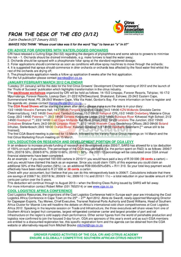 CGA - CEO Newsletter 03/2012 (12/01/27)