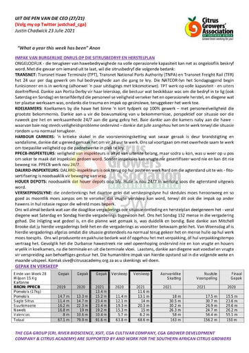 CGA - CEO Nuusbrief 27/2021 (23/07/21)