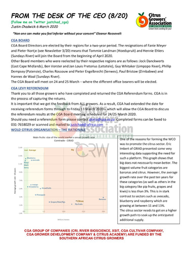 CGA - CEO Newsletter 08/2020 (06/03/20)