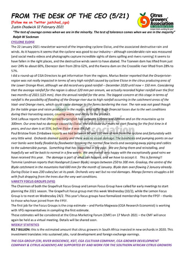 CGA - CEO Newsletter 05/2021 (12/02/21)