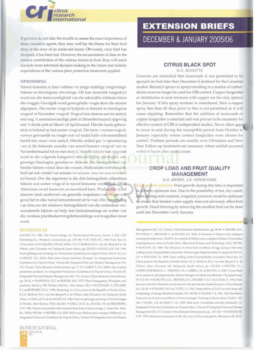 CRI Extension Briefs 12/2005