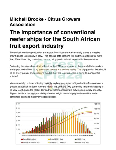 The importance of conventional reefer ships...