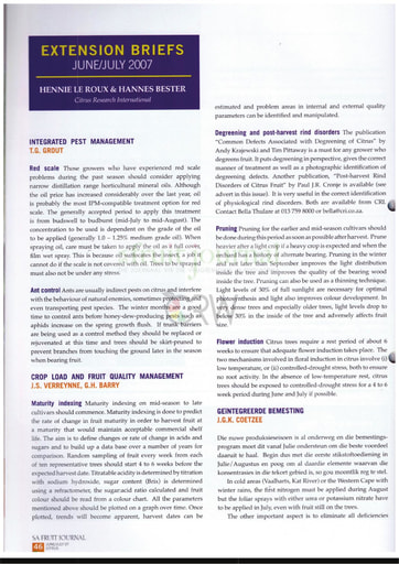 CRI Extension Briefs 06/2007