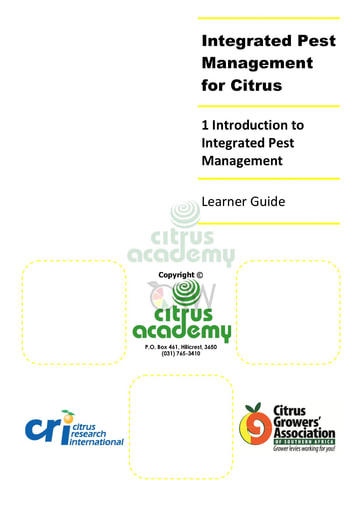 Module 1 - Introduction to IPM