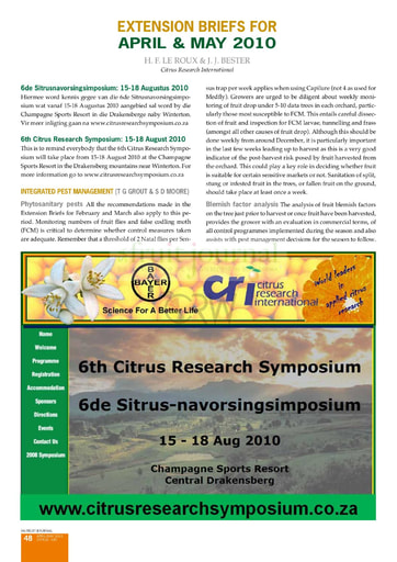 CRI Extension Briefs 04/2010