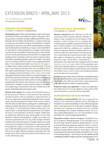 CRI Extension Briefs 04/2013