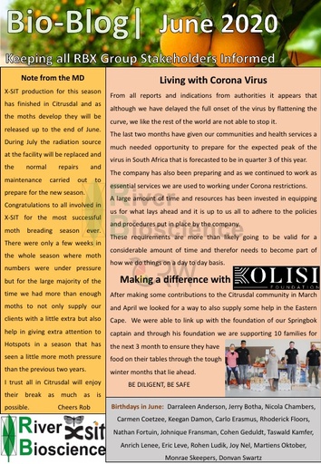 River Bioscience Bio-Blog 06/2020