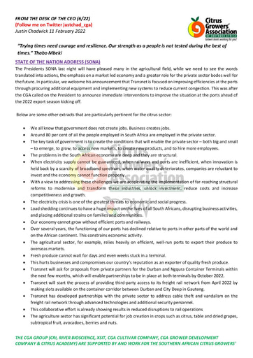 CGA - CEO Newsletter 06/2022 (11/02/22)