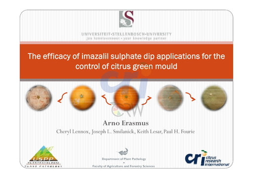 Efficacy of Imazalil Sulphate Dip Applications