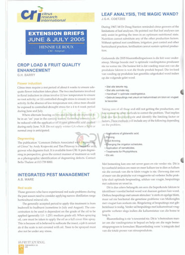 CRI Extension Briefs 06/2005