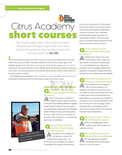 Citrus Academy short courses