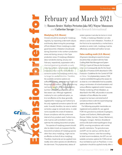 CRI Extension Briefs 02/2021