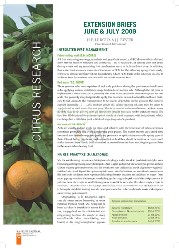 CRI Extension Briefs 06/2009
