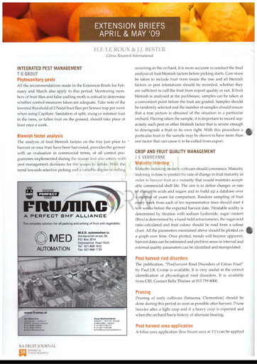 CRI Extension Briefs 04/2009