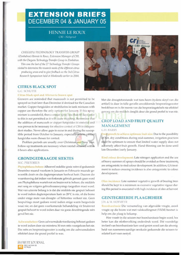 CRI Extension Briefs 12/2004