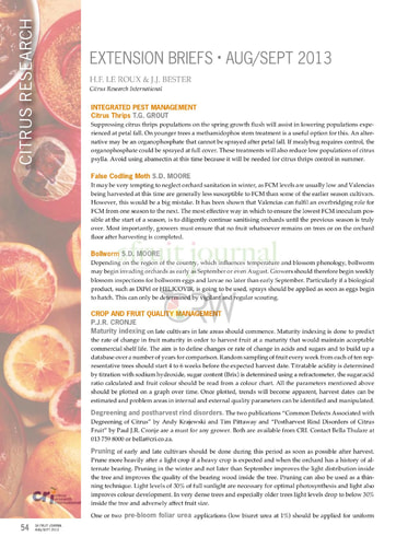 CRI Extension Briefs 08/2013