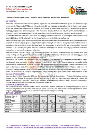 CGA - CEO Nuusbrief 22/2021 (11/06/21)