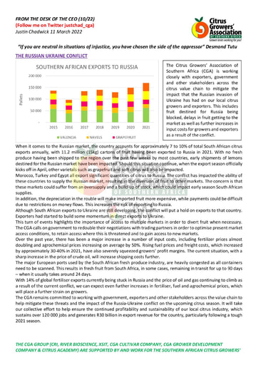 CGA - CEO Newsletter 10/2022 (11/03/22)