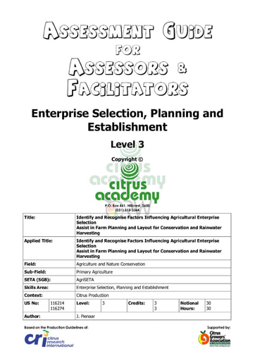 Assessment Guide for Assessors