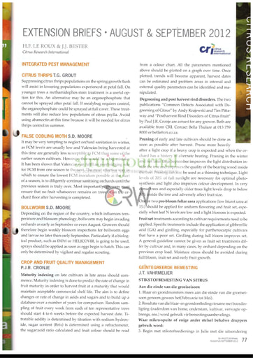 CRI Extension Briefs 08/2012