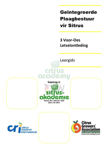 Module 3 - Voor-oes Letselontleding