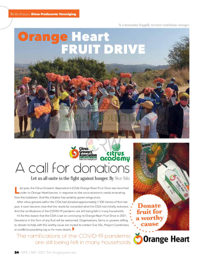 Orange Heart Fruit Drive