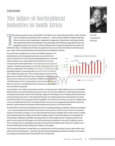 The future of horticultural industries in SA