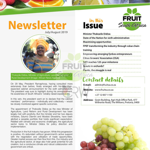 Fruit SA Newsletter (July / August 2019)
